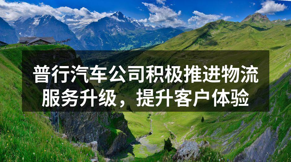 普行汽车新物流方案展示